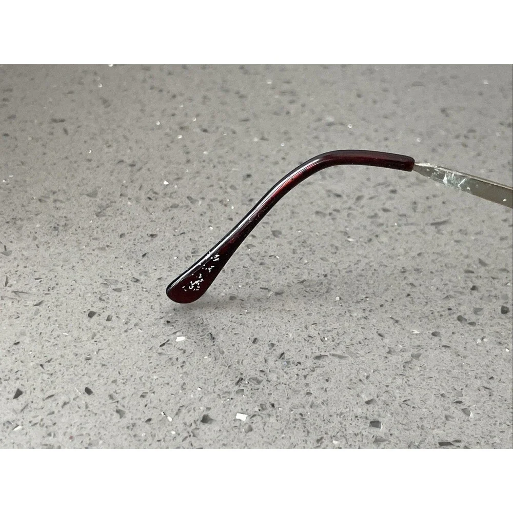 EYEGLASSES ECCA WM 5008 AM TORTOISE GOLD METAL FRAMES ONLY 52-18-135 red round